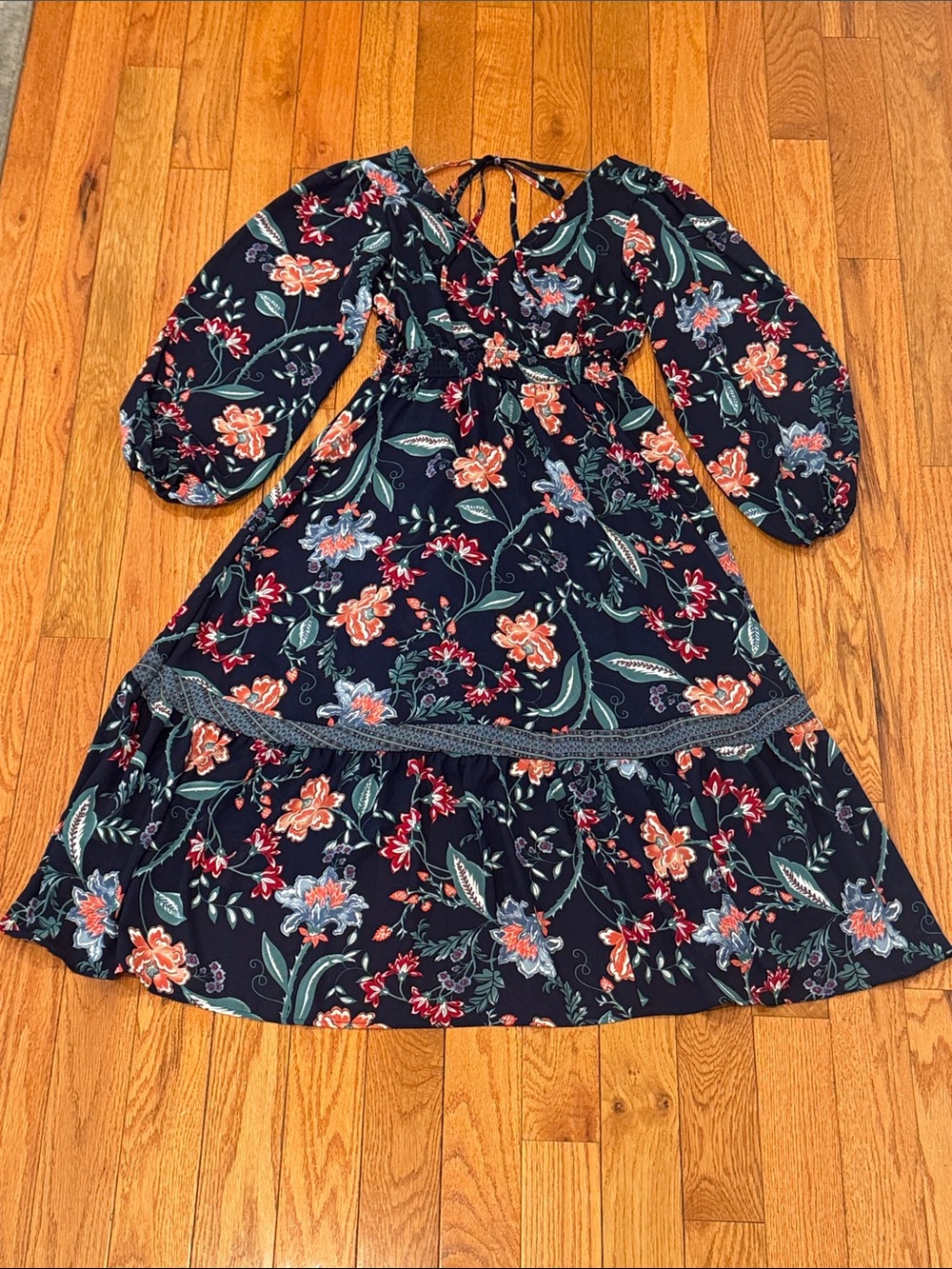 Harlow & Rose Floral High-Low Maxi Dress - Picture 2 of 3